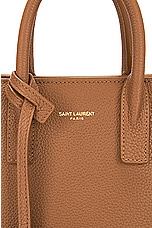 Saint Laurent Nano Supple Sac De Jour Bag in Cinnamon, view 8, click to view large image.