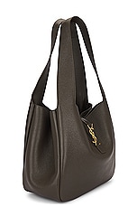 Saint Laurent Bea Tote Bag in Light Musk, view 4, click to view large image.