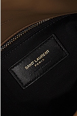 Saint Laurent Toy Puffer Bag in Dark Cork, view 7, click to view large image.