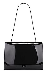Saint Laurent Large Gaia Shoulder Bag In Noir in Noir, view 1, click to view large image.