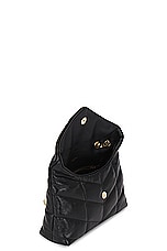 Saint Laurent Toy Puffer Bag in Noir, view 5, click to view large image.