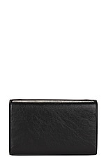 Saint Laurent Uptown Wallet On Chain Bag in Noir, view 3, click to view large image.