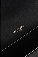 Saint Laurent Uptown Wallet On Chain Bag in Noir, view 7, click to view large image.