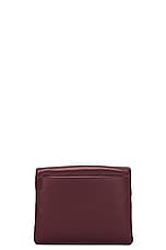 Saint Laurent Calypso Card Case On Chain Bag in Rouge Merlot, view 3, click to view large image.