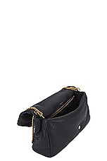 Saint Laurent Large Calypso Chain Bag in Nero, view 6, click to view large image.