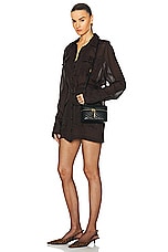 Saint Laurent Mini Gaby Vanity Bag in Nero, view 2, click to view large image.