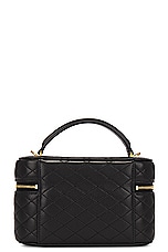 Saint Laurent Mini Gaby Vanity Bag in Nero, view 4, click to view large image.