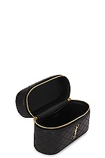 Saint Laurent Mini Gaby Vanity Bag in Nero, view 6, click to view large image.