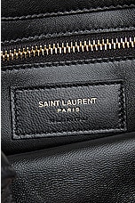 Saint Laurent Small Le 5 A 7 Padded Hobo Bag in Noir, view 6, click to view large image.