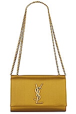 Saint Laurent Small Kate Chain Bag in Jungle, view 1, click to view large image.