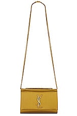 Saint Laurent Small Kate Chain Bag in Jungle, view 6, click to view large image.