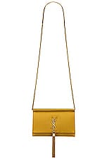 Saint Laurent Kate Tassel Chain Wallet Bag in Jungle, view 1, click to view large image.