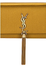 Saint Laurent Kate Tassel Chain Wallet Bag in Jungle, view 8, click to view large image.