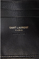 Saint Laurent Mini Lou Chain Bag in Greyish Brown, view 6, click to view large image.