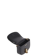 Saint Laurent Mini Purse On Chain Bag in Noir, view 5, click to view large image.