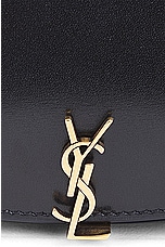 Saint Laurent Mini Purse On Chain Bag in Noir, view 7, click to view large image.