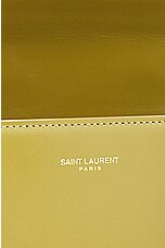 Saint Laurent Mini Cassandra Top Handle Bag in Vert Olive, view 7, click to view large image.