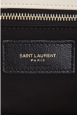 Saint Laurent Medium Calypso Chain Bag in Blanc Vintage, view 7, click to view large image.