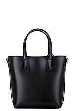 Saint Laurent Mini Toy Shopping Bag in Nero, view 4, click to view large image.