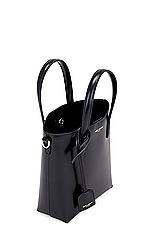 Saint Laurent Mini Toy Shopping Bag in Nero, view 6, click to view large image.