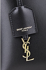 Saint Laurent Mini Toy Shopping Bag in Nero, view 8, click to view large image.