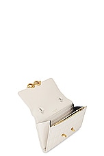 Saint Laurent Le Maillon Wallet On Chain Bag in Blanc Vintage, view 5, click to view large image.