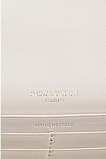 Saint Laurent Le Maillon Wallet On Chain Bag in Blanc Vintage, view 6, click to view large image.