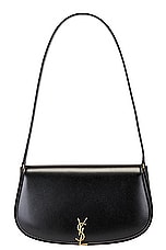 Saint Laurent Mini Shoulder Bag in Nero, view 1, click to view large image.