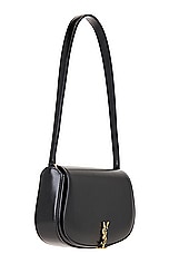 Saint Laurent Mini Shoulder Bag in Nero, view 4, click to view large image.