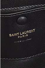 Saint Laurent Small Sac De Jour Bowling Bag in Noir, view 7, click to view large image.