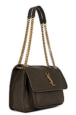 Saint Laurent Medium Niki Chain Bag in Light Musk, view 5, click to view large image.