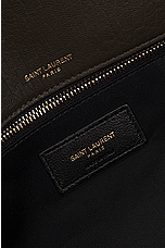 Saint Laurent Large Calypso Chain Bag in Light Musk, view 7, click to view large image.