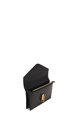 Saint Laurent Mini Envelope Crossbody Bag in Black, view 5, click to view large image.