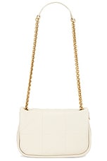 Saint Laurent Mini Jamie 4.3 Chain Bag in Crema Soft, view 3, click to view large image.