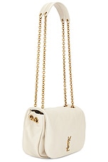 Saint Laurent Mini Jamie 4.3 Chain Bag in Crema Soft, view 4, click to view large image.