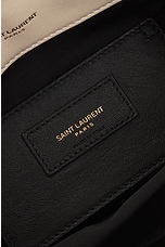 Saint Laurent Mini Jamie 4.3 Chain Bag in Crema Soft, view 7, click to view large image.
