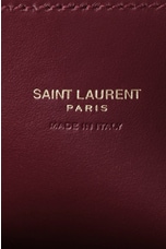 Saint Laurent Nano Sac De Jour Bag in Dark Bordeaux, view 7, click to view large image.