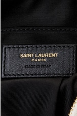 Saint Laurent Medium Lou Camera Bag in Crema Soft, view 6, click to view large image.