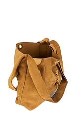 Saint Laurent Hobo Shoulder Bag in Biscuit Brown, view 5, click to view large image.