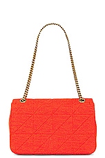 Saint Laurent Medium Jamie Lock Chain Bag in Bright Marigold, view 3, click to view large image.
