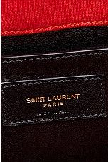 Saint Laurent Medium Jamie Lock Chain Bag in Bright Marigold, view 7, click to view large image.