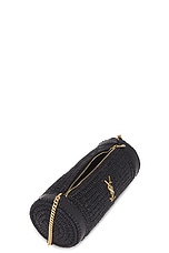 Saint Laurent Small Cassandre Cylindric Bag in Noir, view 5, click to view large image.