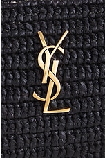 Saint Laurent Small Cassandre Cylindric Bag in Noir, view 7, click to view large image.