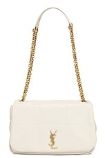 Saint Laurent Small Jamie 4.3 Chain Bag in Crema Soft, view 1, click to view large image.