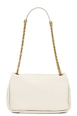Saint Laurent Small Jamie 4.3 Chain Bag in Crema Soft, view 3, click to view large image.