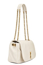 Saint Laurent Small Jamie 4.3 Chain Bag in Crema Soft, view 4, click to view large image.