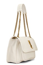 Saint Laurent Medium Niki Chain Bag in Crema Soft, view 4, click to view large image.