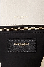 Saint Laurent Medium Niki Chain Bag in Crema Soft, view 7, click to view large image.