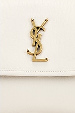 Saint Laurent Medium Niki Chain Bag in Crema Soft, view 8, click to view large image.
