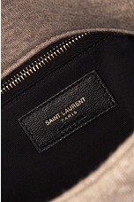 Saint Laurent Small Puffer Chain Bag in Chalk Beige, view 7, click to view large image.